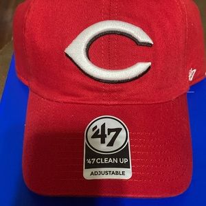 ‘47 CleanUp Cincinnati Reds Adjustable Hat